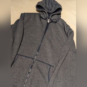 Men's Blue/Grey Fleece Lined Hoodie. Old Navy. XXL.